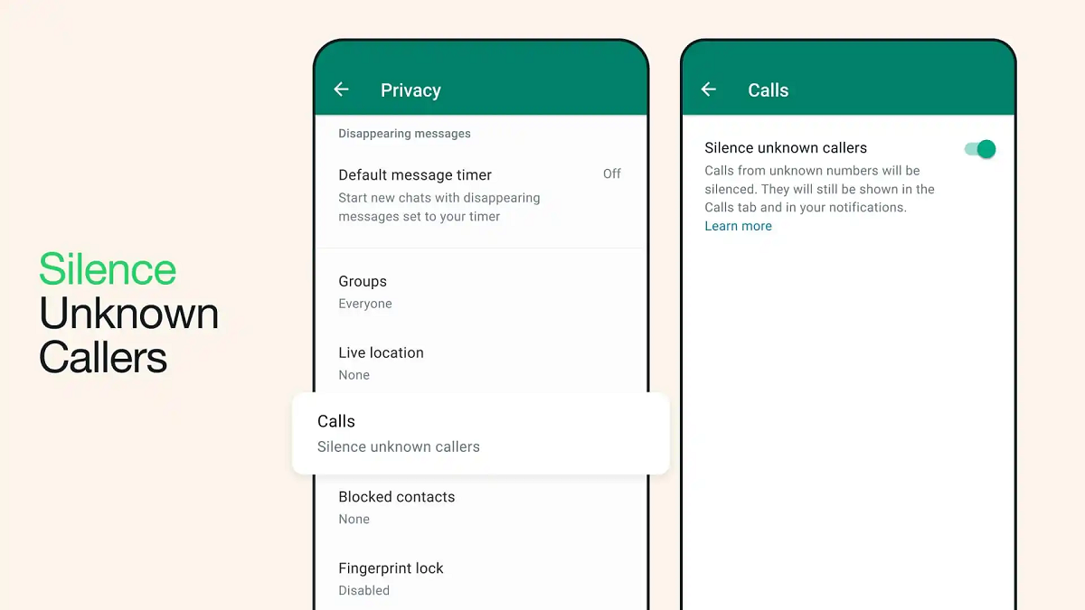 Comment bloquer les appels inconnus sur WhatsApp