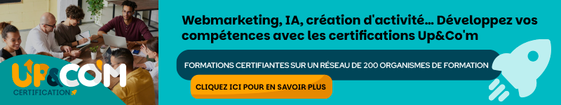 Up&Co'm les certifications qui développent votre activité